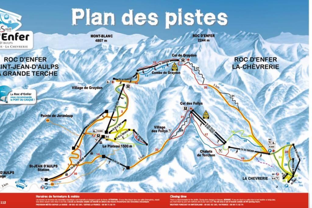 Les Cimes: Cozy Slopeside Studio with Mountain Views Saint-Jean-d'Aulps Exterior photo